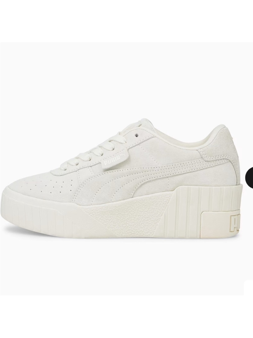 Puma Women's Cali Wedge Platform Suede Sneaker